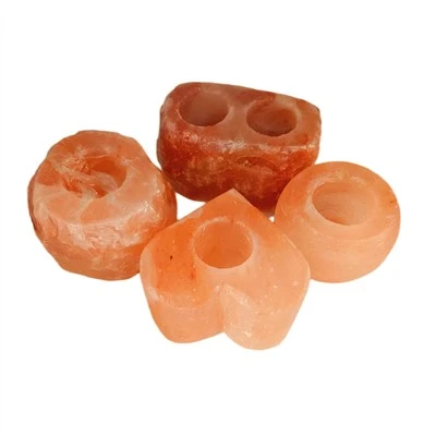 Crafed Himalayan Salt Candle Holder